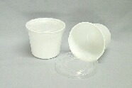 カップＵＦ９０－２７０ 白 外勘合蓋(針穴)セット　１００個セット