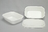 角丼　ＶＫ－７９／白 共のせ蓋付　５０セット
